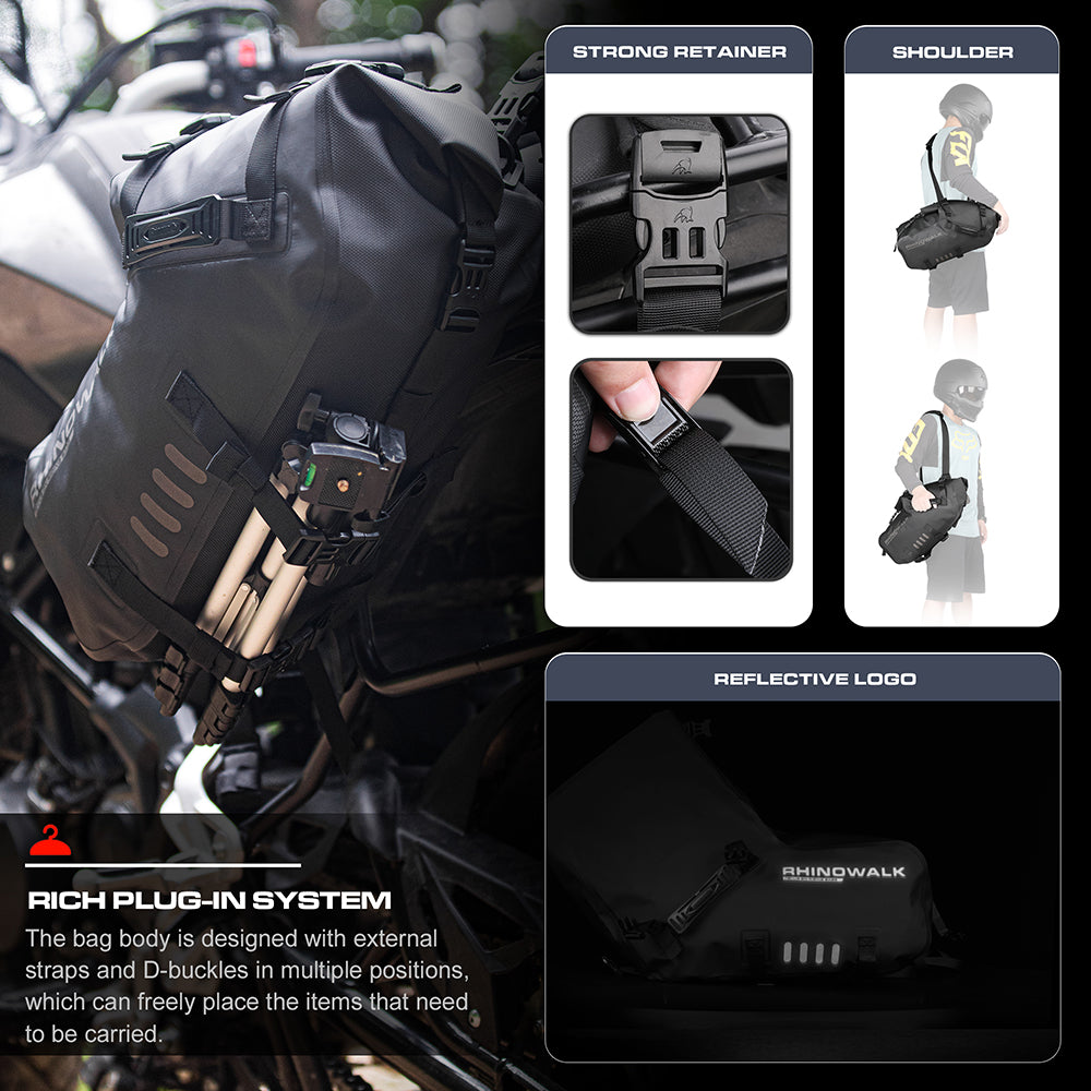 Motorbike Saddle Bag/Pair 48L
