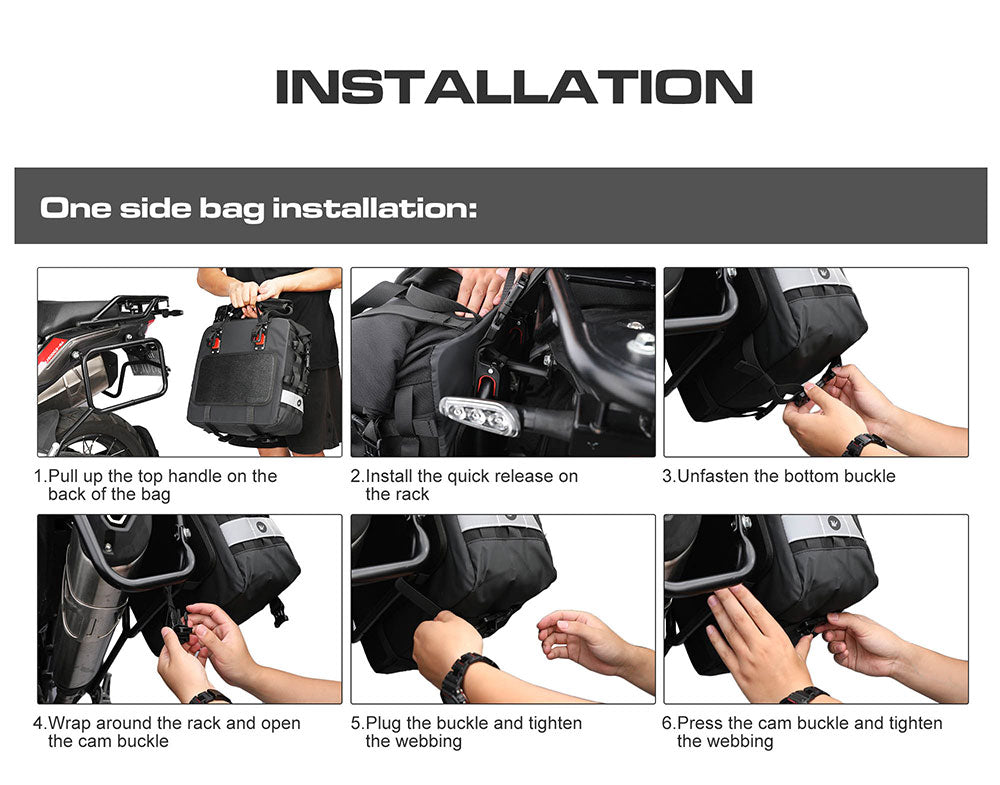 Motorbike Pannier bag 20L