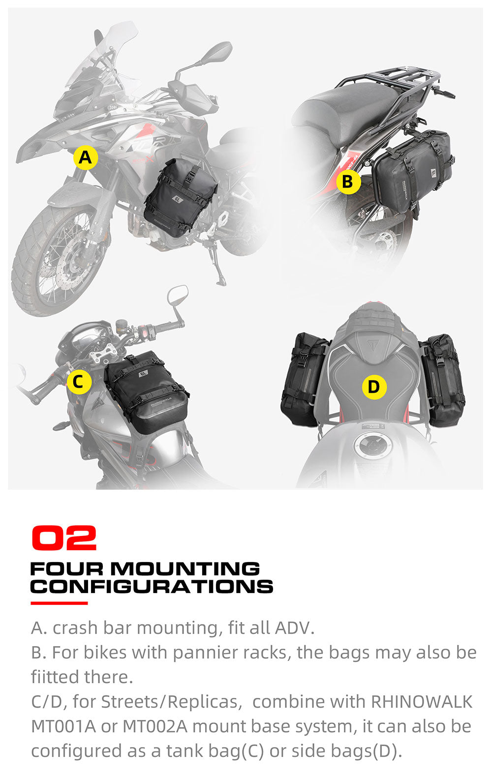 Motorbike Motopack/Pannier 6L
