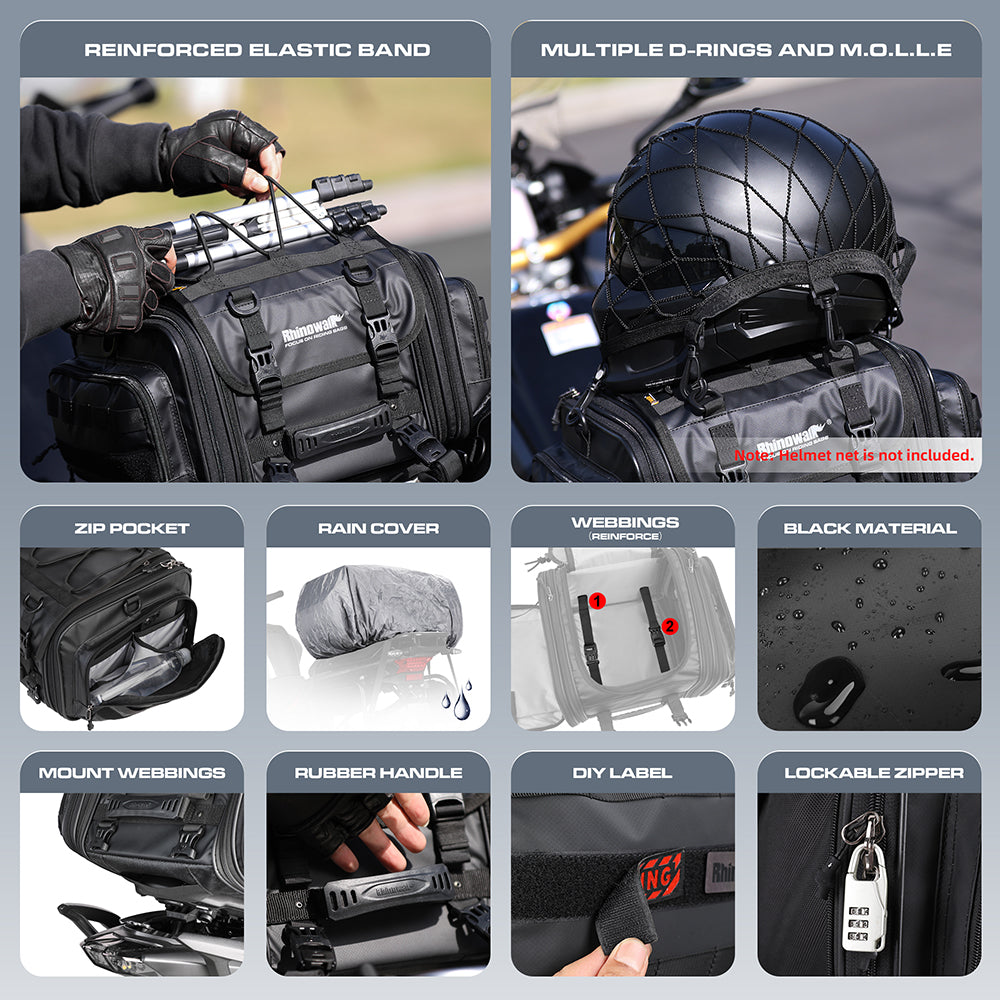 Motorbike Tail Bag 19L - 26L