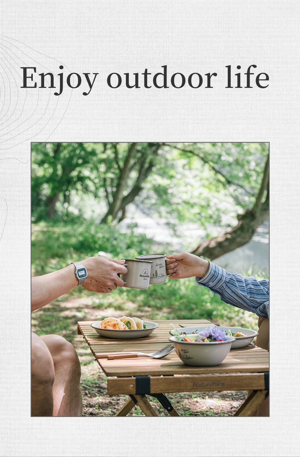 Enamel Camping Bowl