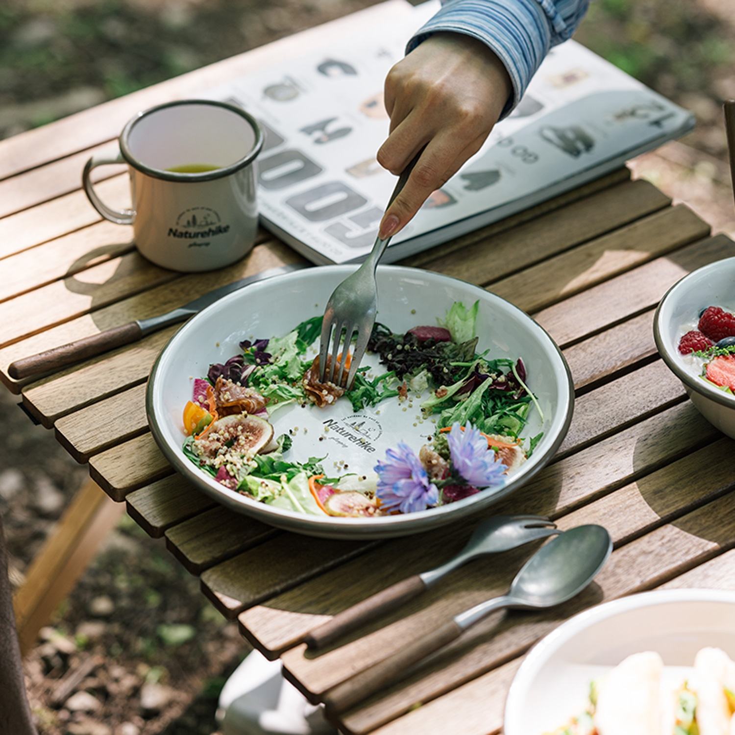 Enamel Camping Plate