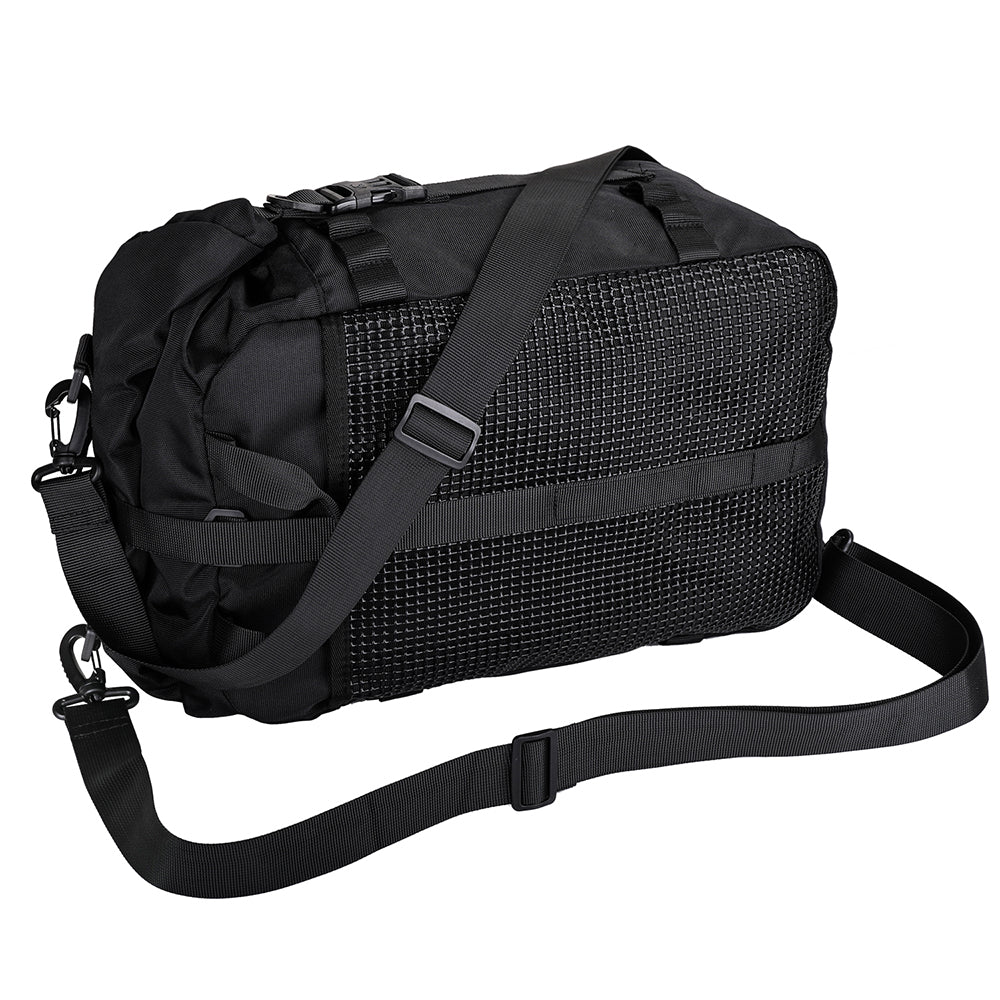 Motorbike Pannier Bag 10L made by Rhinowalk is a multiple use bag that can be used as a fuel tank bag, a pannier bag or a backpack