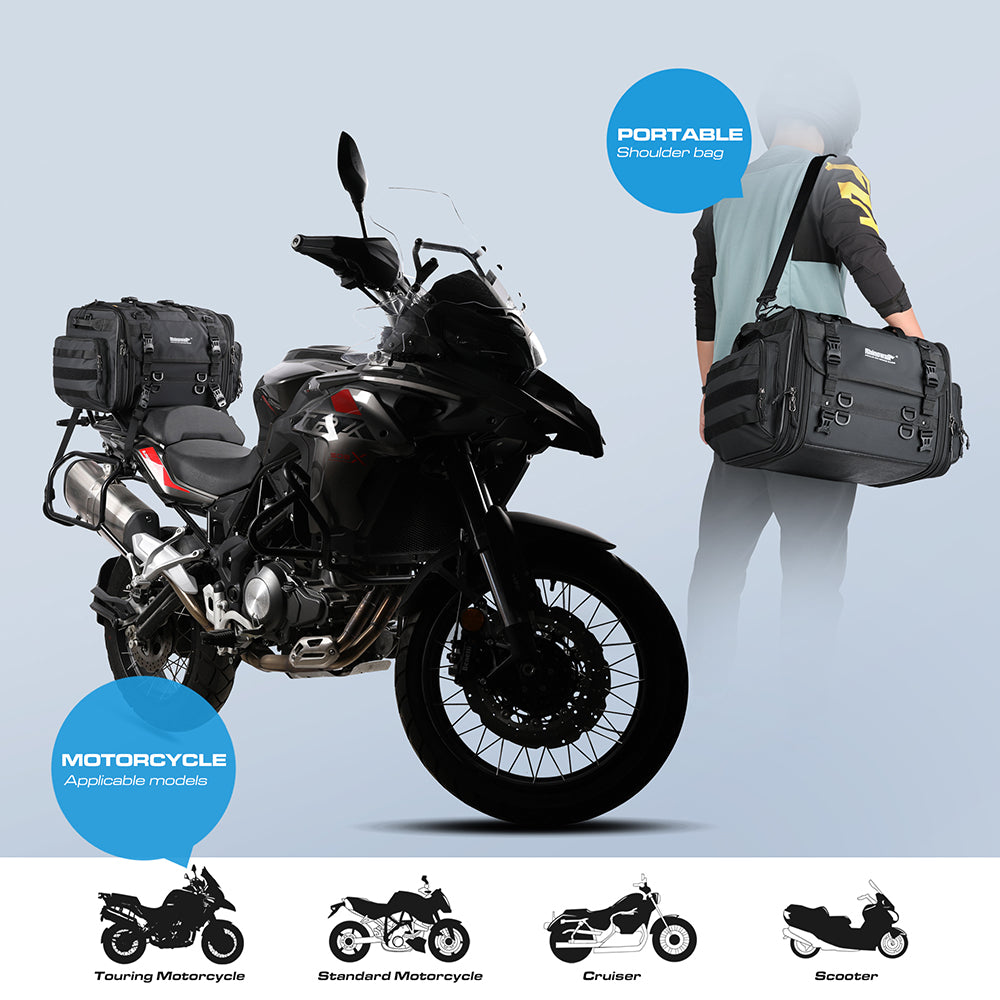 Motorbike Tail Bag 40L-60L