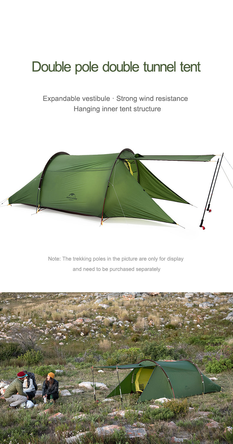 Naturehike Cloud Tunnel 2 Person Tent