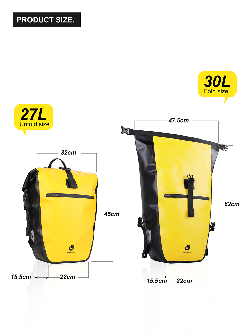 Bike Pannier Bag 27L